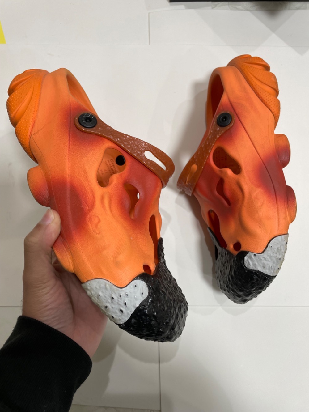 P_Andrade x Rider Chinelo FrogR Plant Based Orange