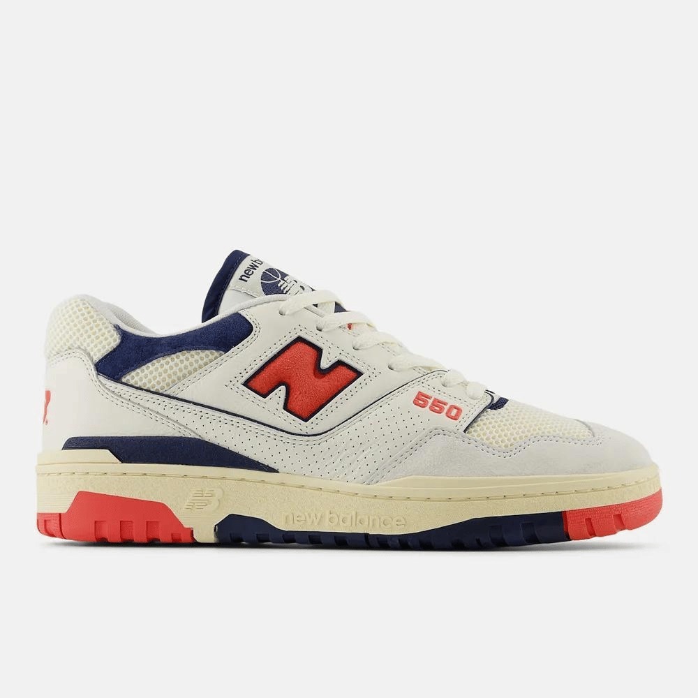New Balance 550 Sea Salt Blast Red foto 1