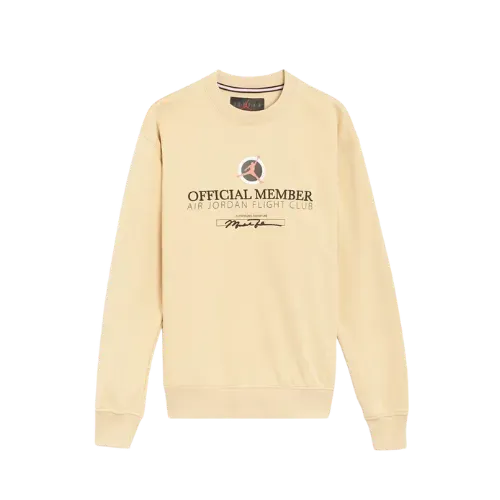 Camiseta Jordan Longsleeve Flight MVP Lightweight Fleece Crew