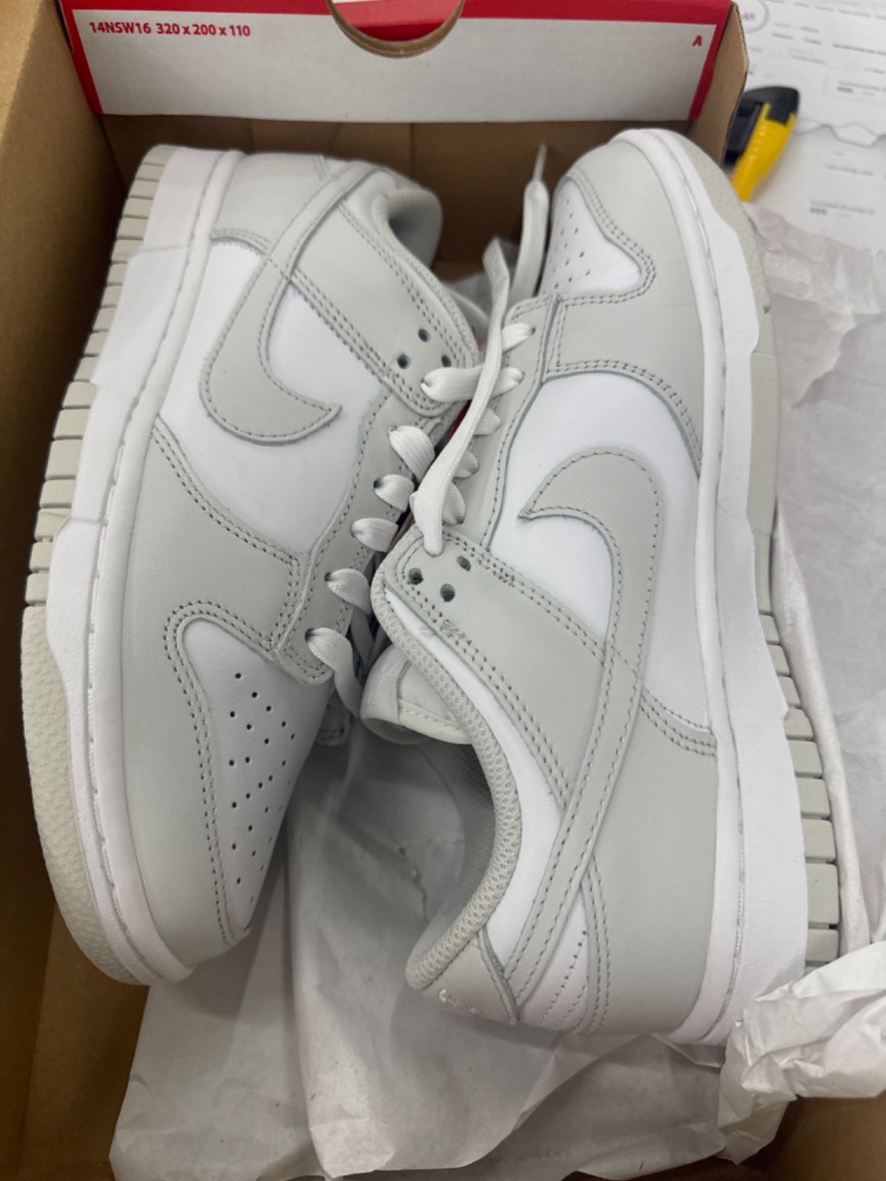 Nike Dunk Low Photon Dust — 37, Novo