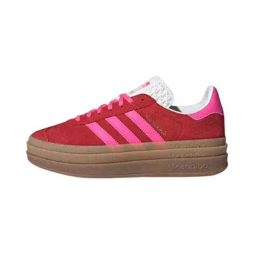 adidas Gazelle Bold Collegiate Red Lucid Pink