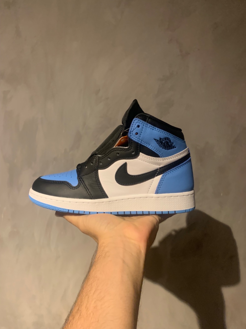 Air Jordan 1 High OG GS UNC Toe — 36, Novo