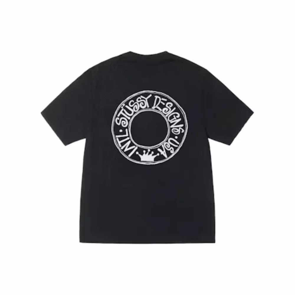 Camiseta Stussy Buana Pigment Dyed Black foto 1