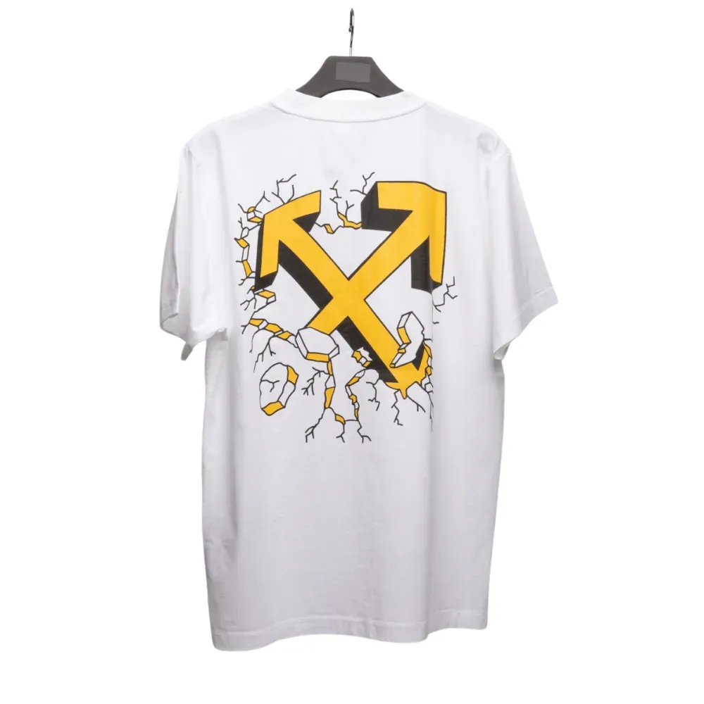 Camiseta Off-White Broke 3D Logo White - Droper