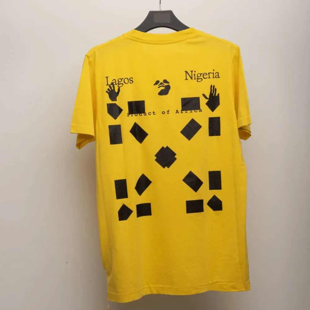 Camiseta Off-White I Support Nigerian Women Yellow foto 1