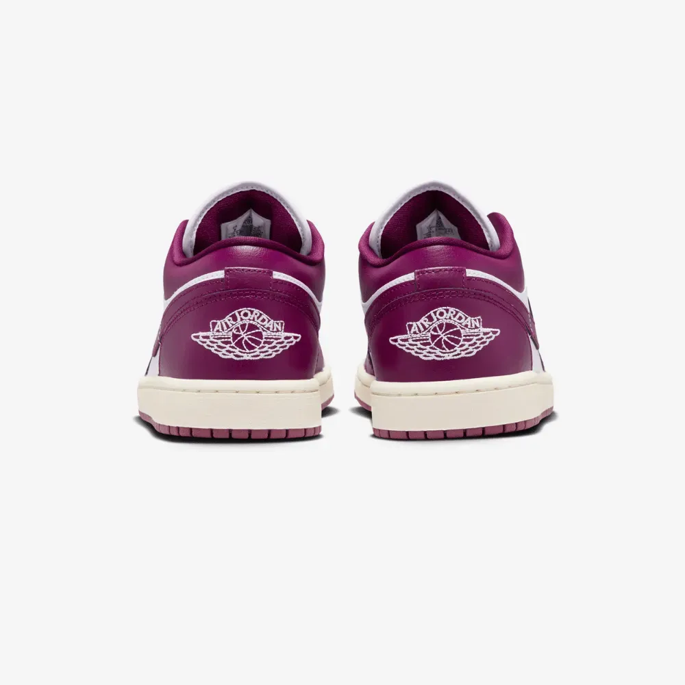 Air Jordan 1 Low White Bordeaux foto 4