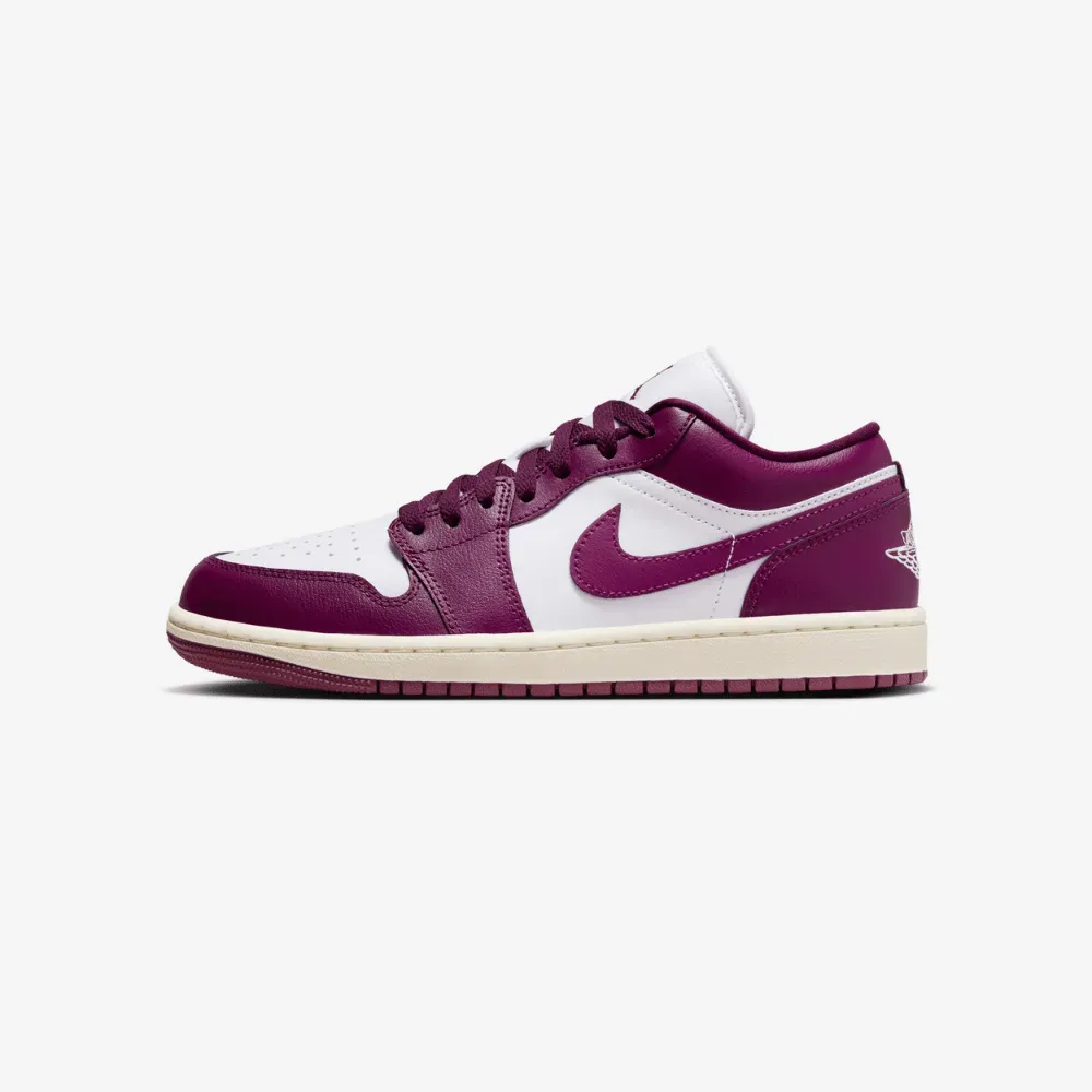 Air Jordan 1 Low White Bordeaux foto 1