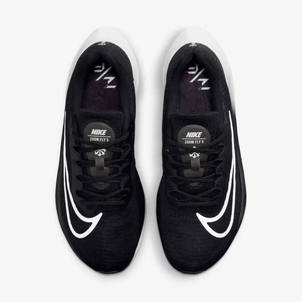 Nike Zoom Fly 5 Black White - Droper