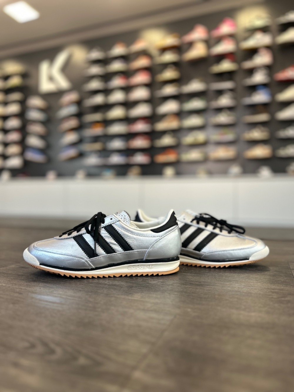 adidas SL 72 OG Silver Metallic Core Black — 38, Novo