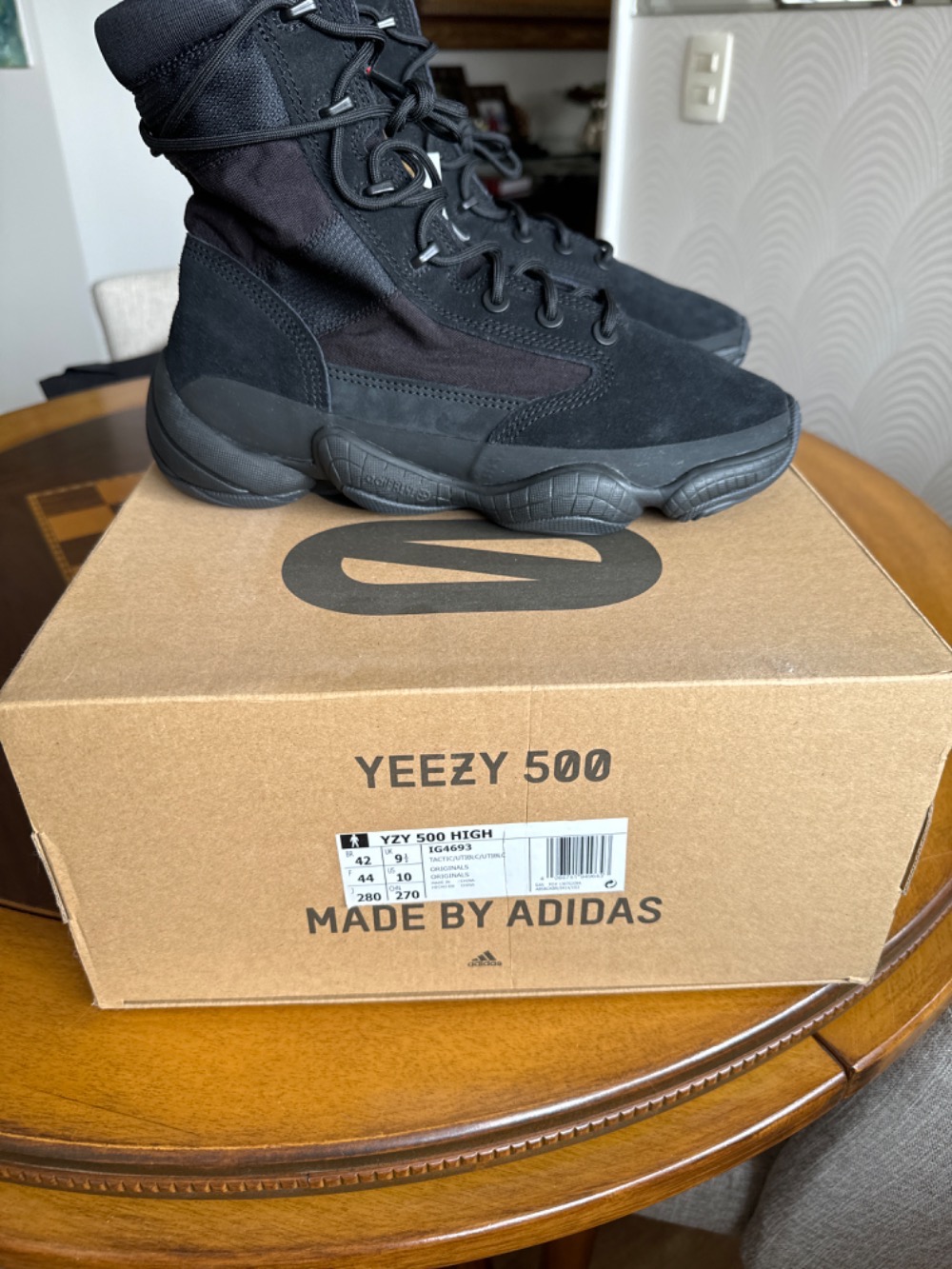 Yeezy 500 High Tactical Boot Utility Black