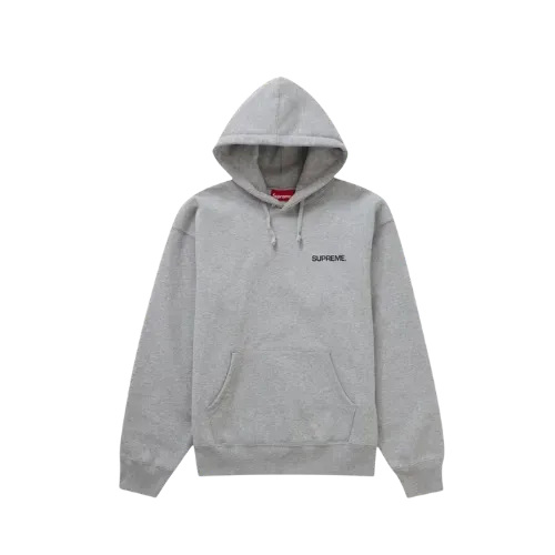 Toy Machine x Supreme Moletom Hooded Heather Grey - Droper