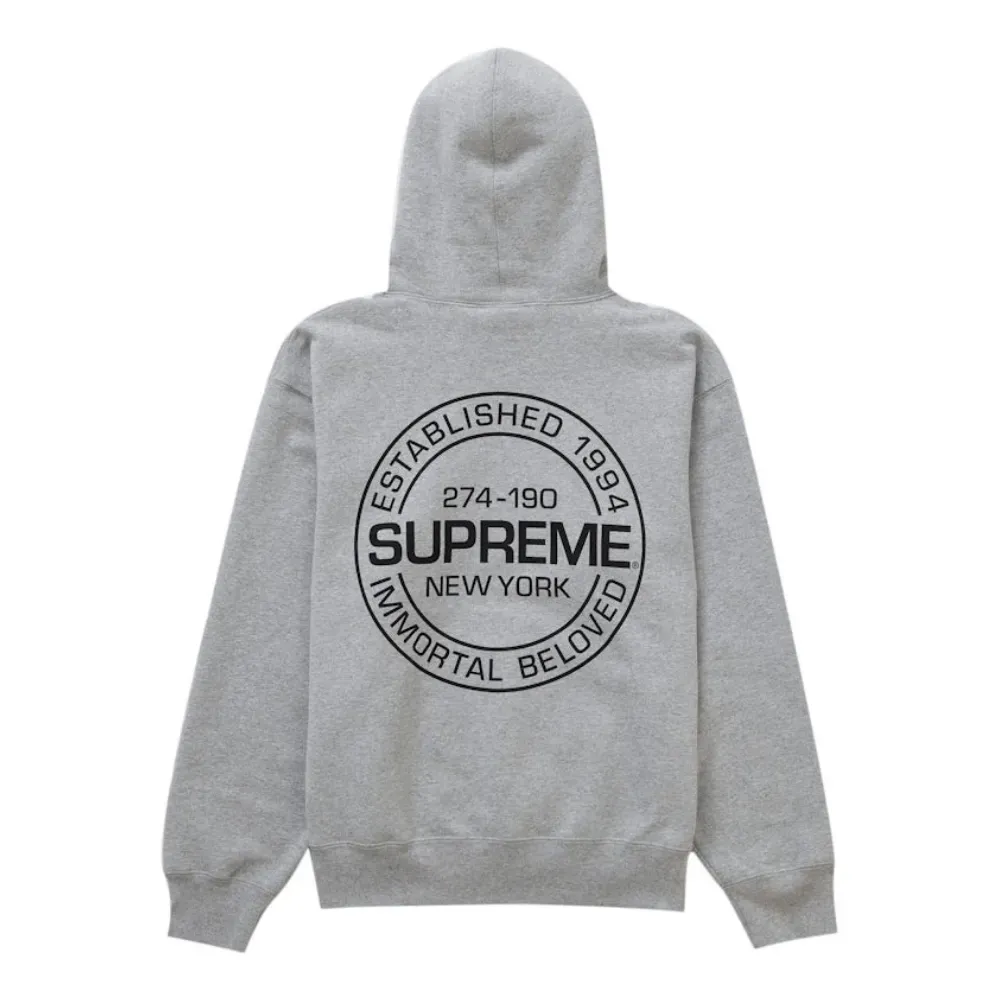 Moletom Supreme Immortal Hooded Heather Grey - Droper