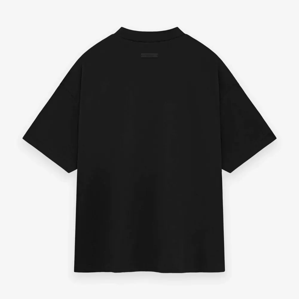 Camiseta Fear of God Essentials Jersey Crewneck Black foto 1