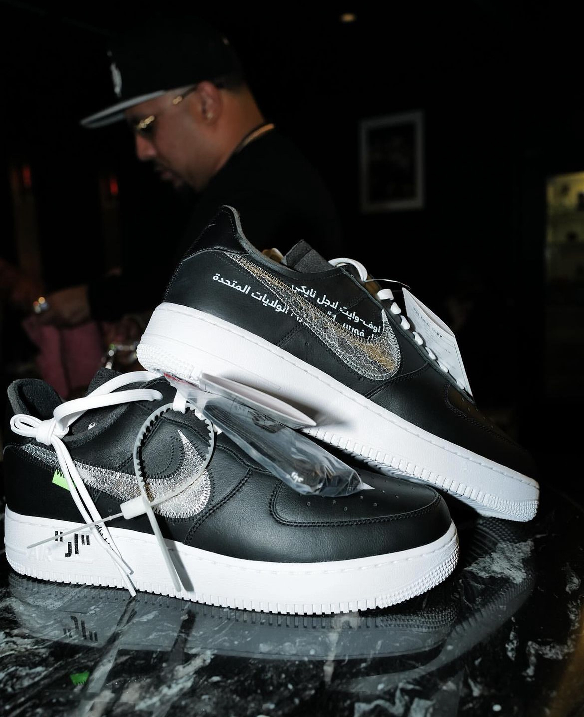 Fat Joe Revela Versão Inédita do Off-White™ x Nike Air Force 1 Low Leather Black/White