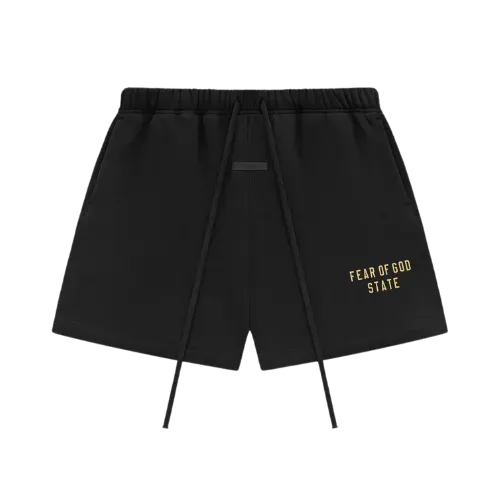 Shorts Fear of God Essentials Fleece Soccer Black