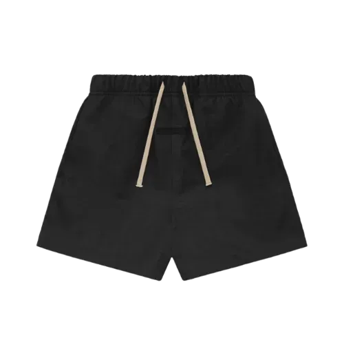 Short Fear of God Essentials Kids Textured Nylon Soccer Black