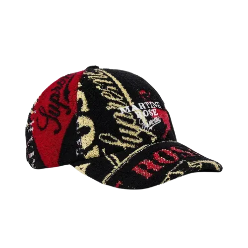Martine Rose x Supreme Boné Towel 6-Panel Black - Droper