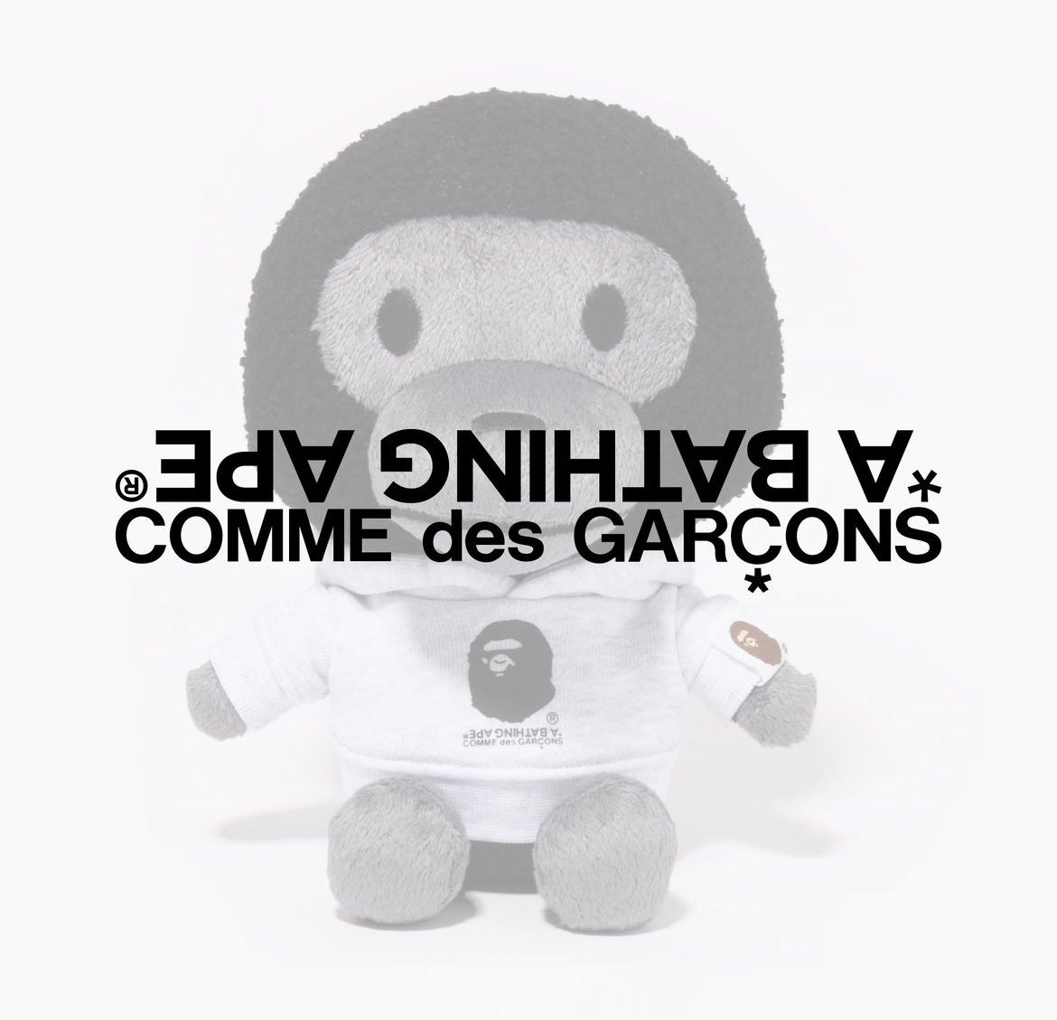 Colaboração A BATHING APE® x COMME des GARÇONS Chega em Breve