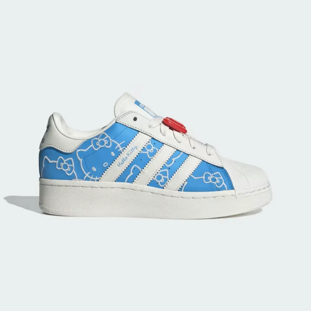 Hello Kitty x adidas Superstar XLG Blue Burst Off White - Droper
