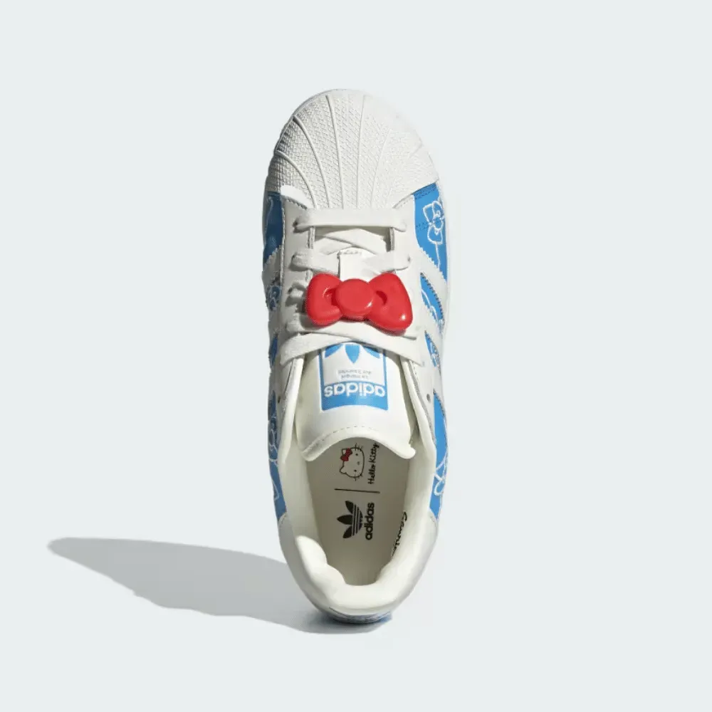 Hello Kitty x adidas Superstar XLG Blue Burst Off White - Droper
