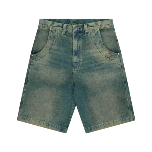 Bermuda Mad Enlatados Jeans Curvas Double Hand Pantano