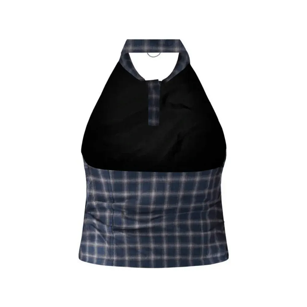 Blusa Quadro Creations Stewart Ficino Azul - Droper