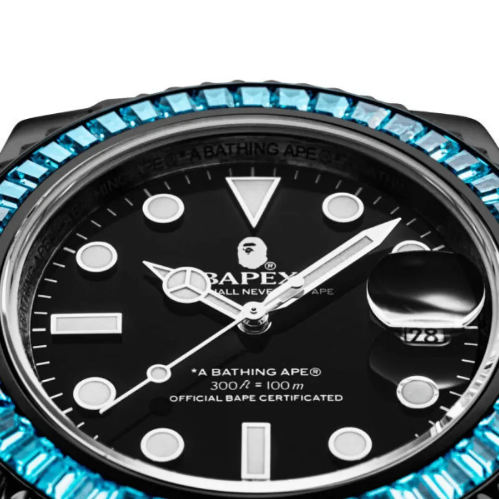 A Bathing Ape Type 1 Bapex Crystal Stone Green - Droper