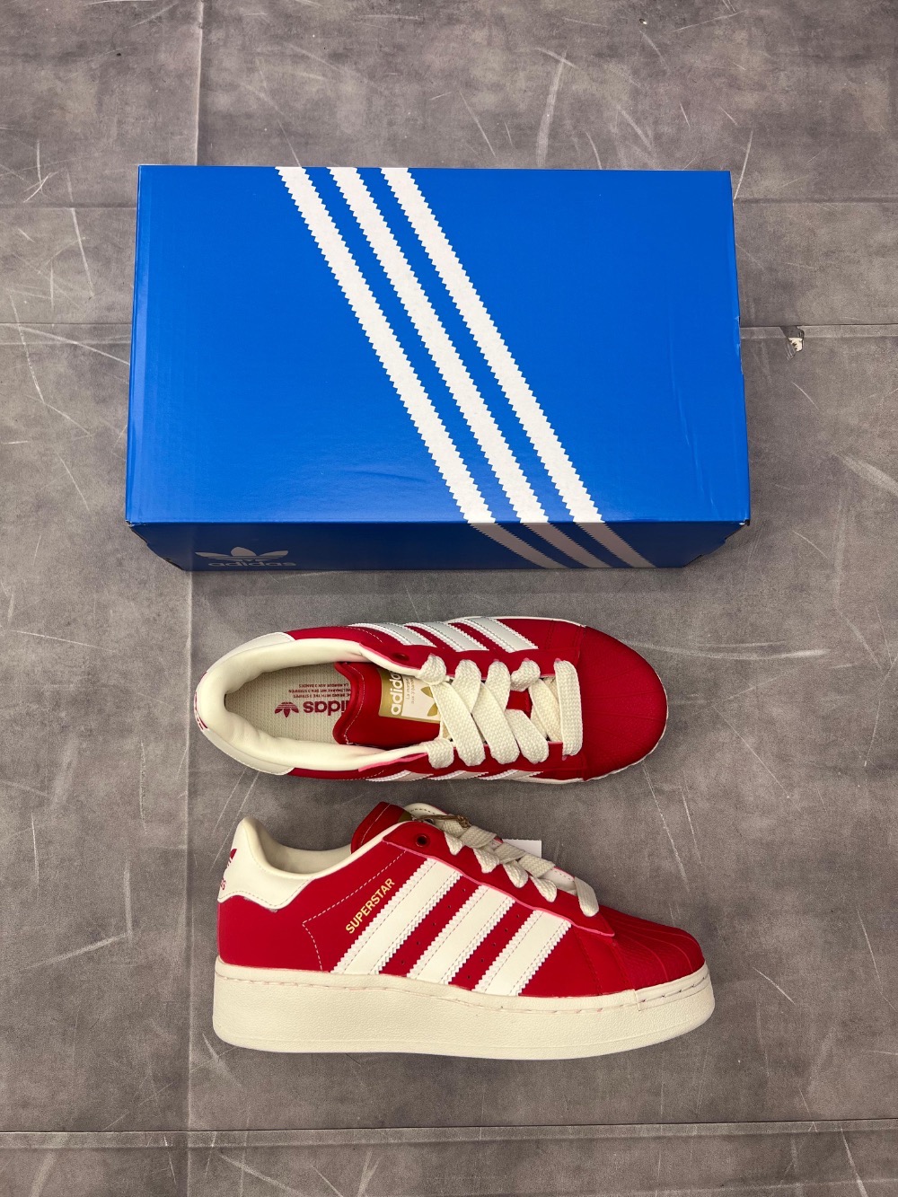 adidas Superstar XLG Better Scarlet Off White