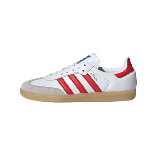 adidas Samba OG Infantil Cloud White Collegiate Red