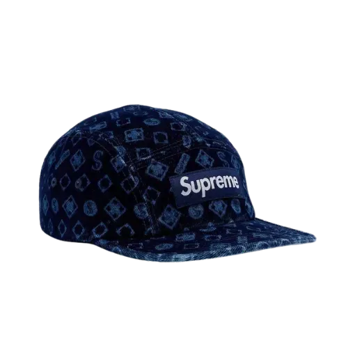 Boné Supreme Arabic Label Camp Cap Grey (FW24) - Droper
