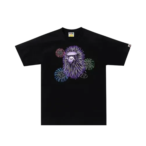 Camiseta BAPE Ape Head Firework #2 Black