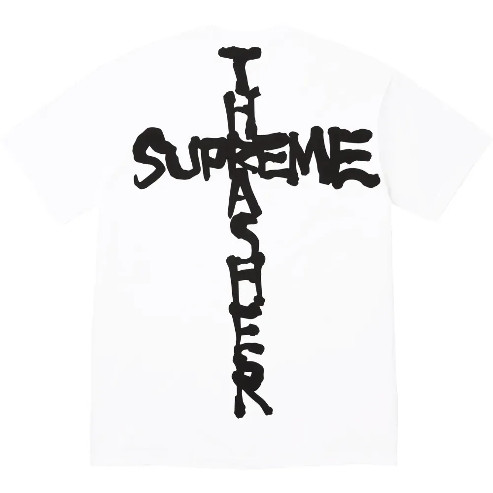 Thrasher x Supreme Camiseta Cross White - Droper