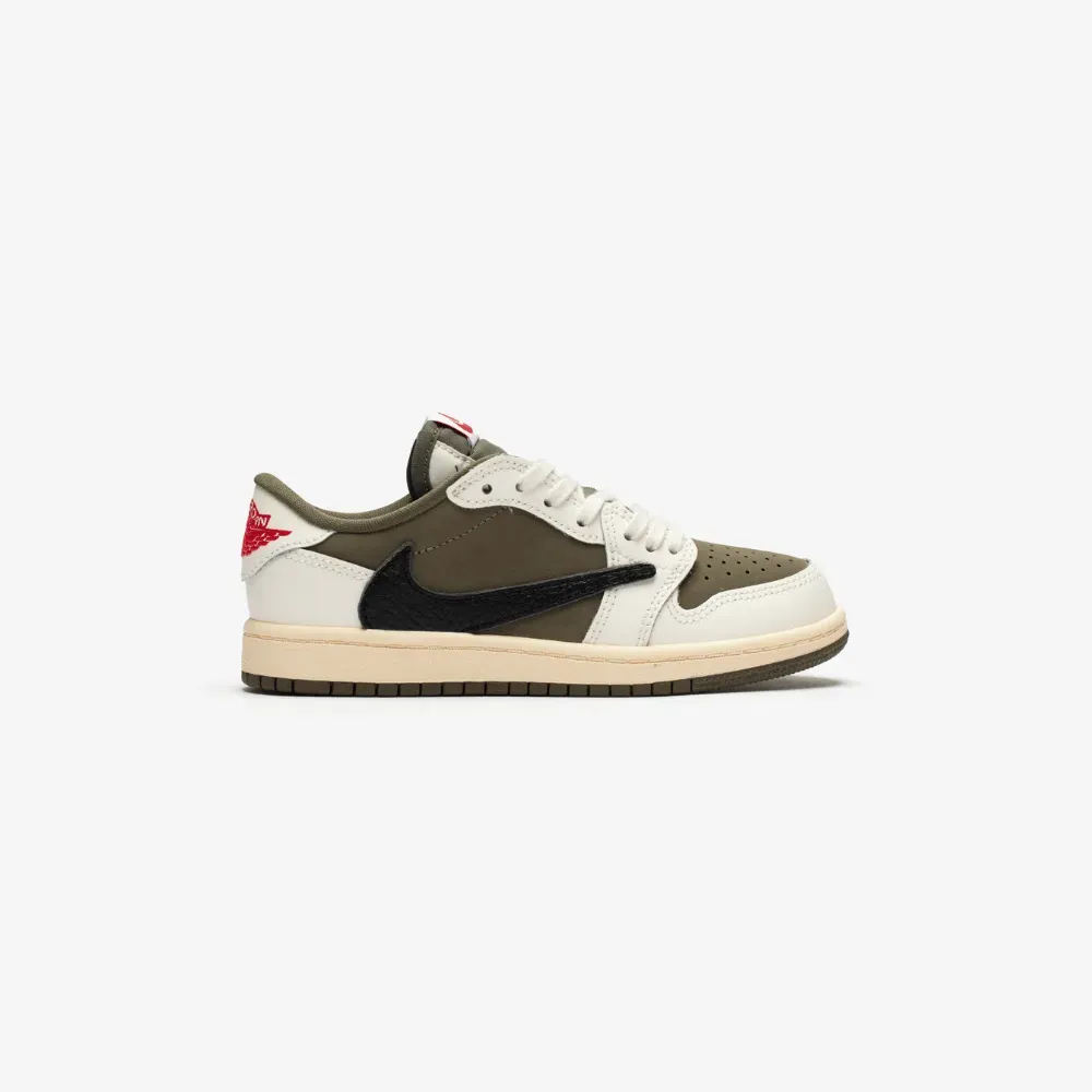 Travis Scott x Air Jordan 1 Low PS Medium Olive foto 3
