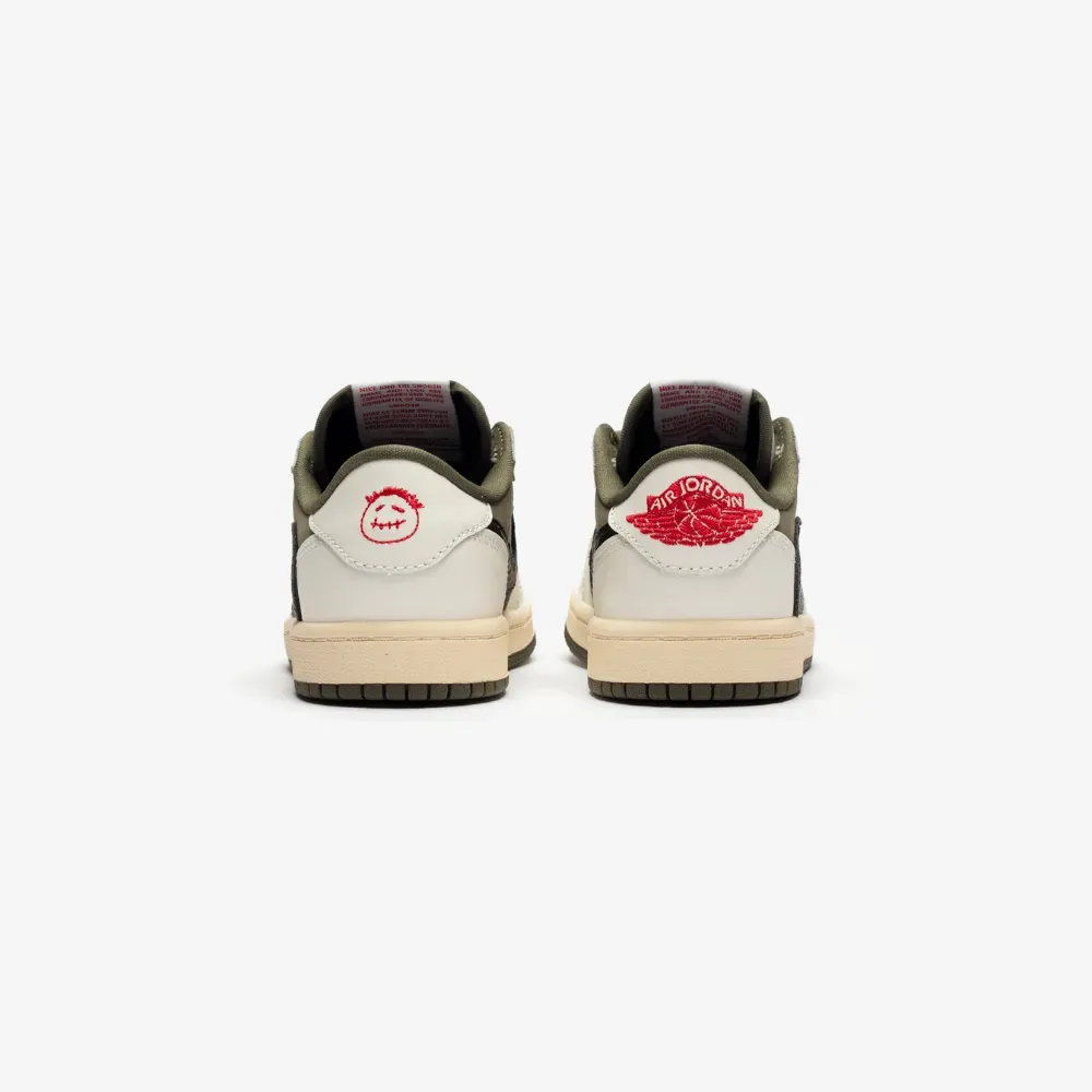 Travis Scott x Air Jordan 1 Low PS Medium Olive - Droper