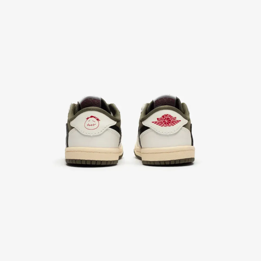 Travis Scott x Air Jordan 1 Low TD Medium Olive - Droper