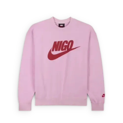Nigo x Nike Crewneck Fleece Pink