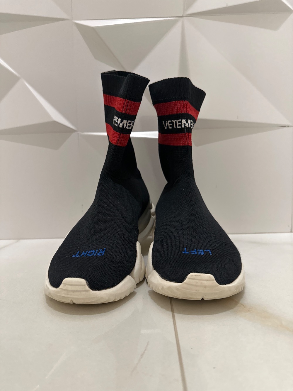 Vetements x Reebok Sock Pump High Black
