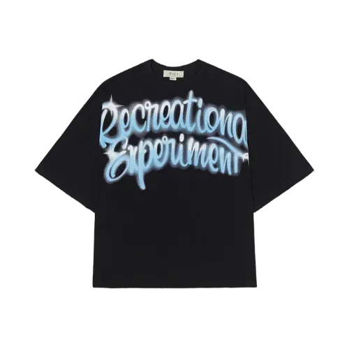 Camiseta Piet Supersized Recreation Air Brush Preto