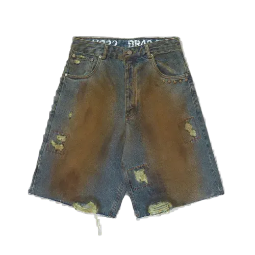 Shorts Piet Oversized Thrashed Verde