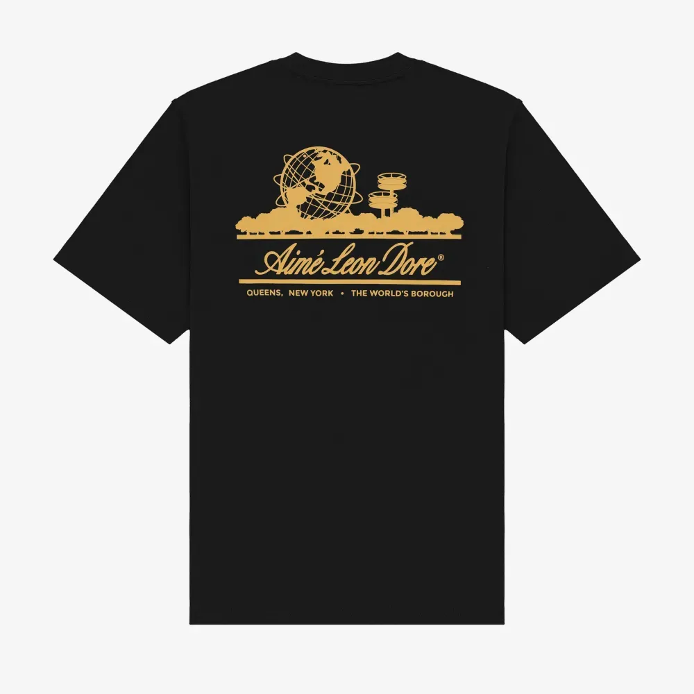 Camiseta Aimé Leon Dore Unisphere Jet Black foto 1