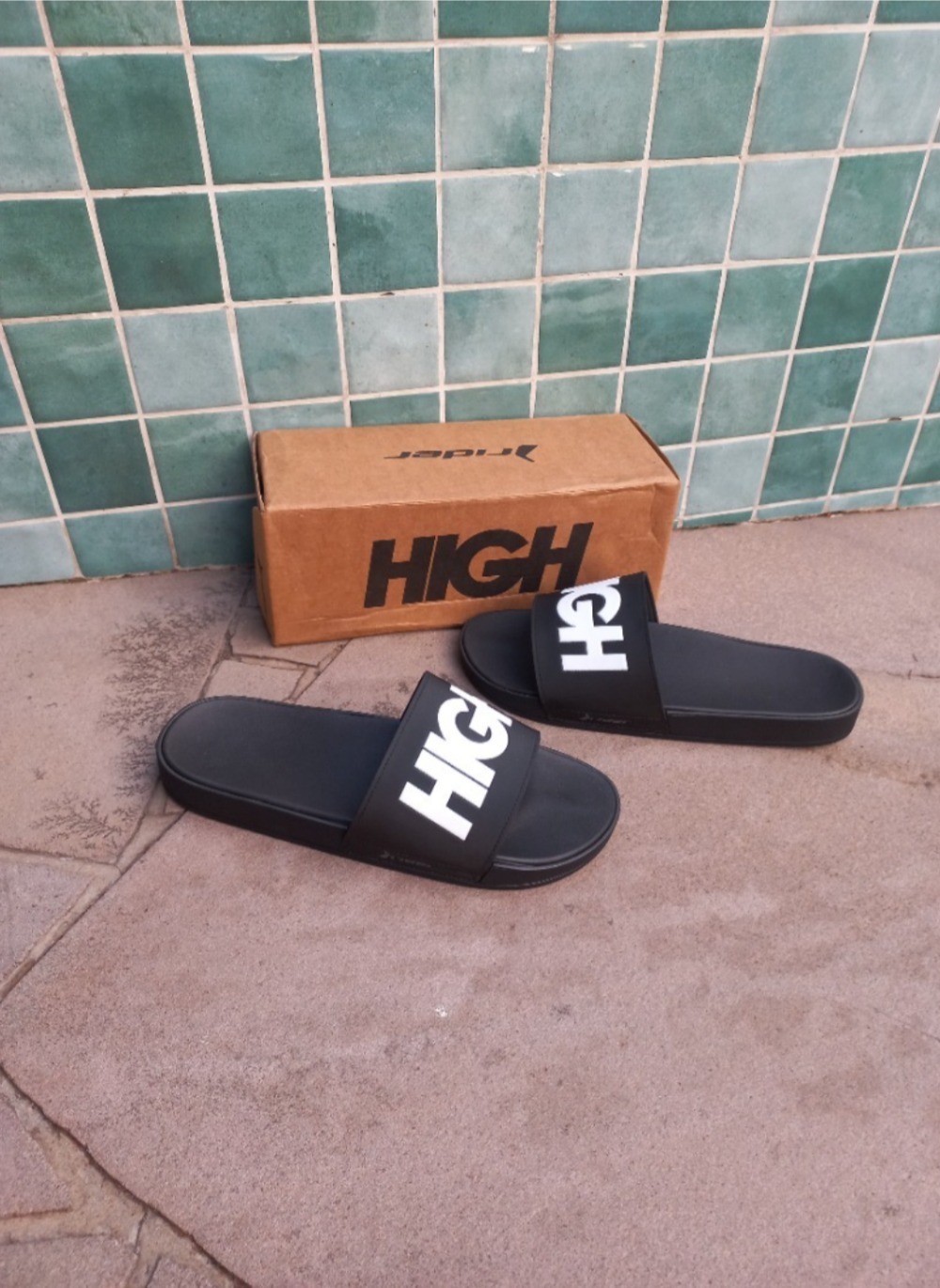 High Company x Rider Slide Black