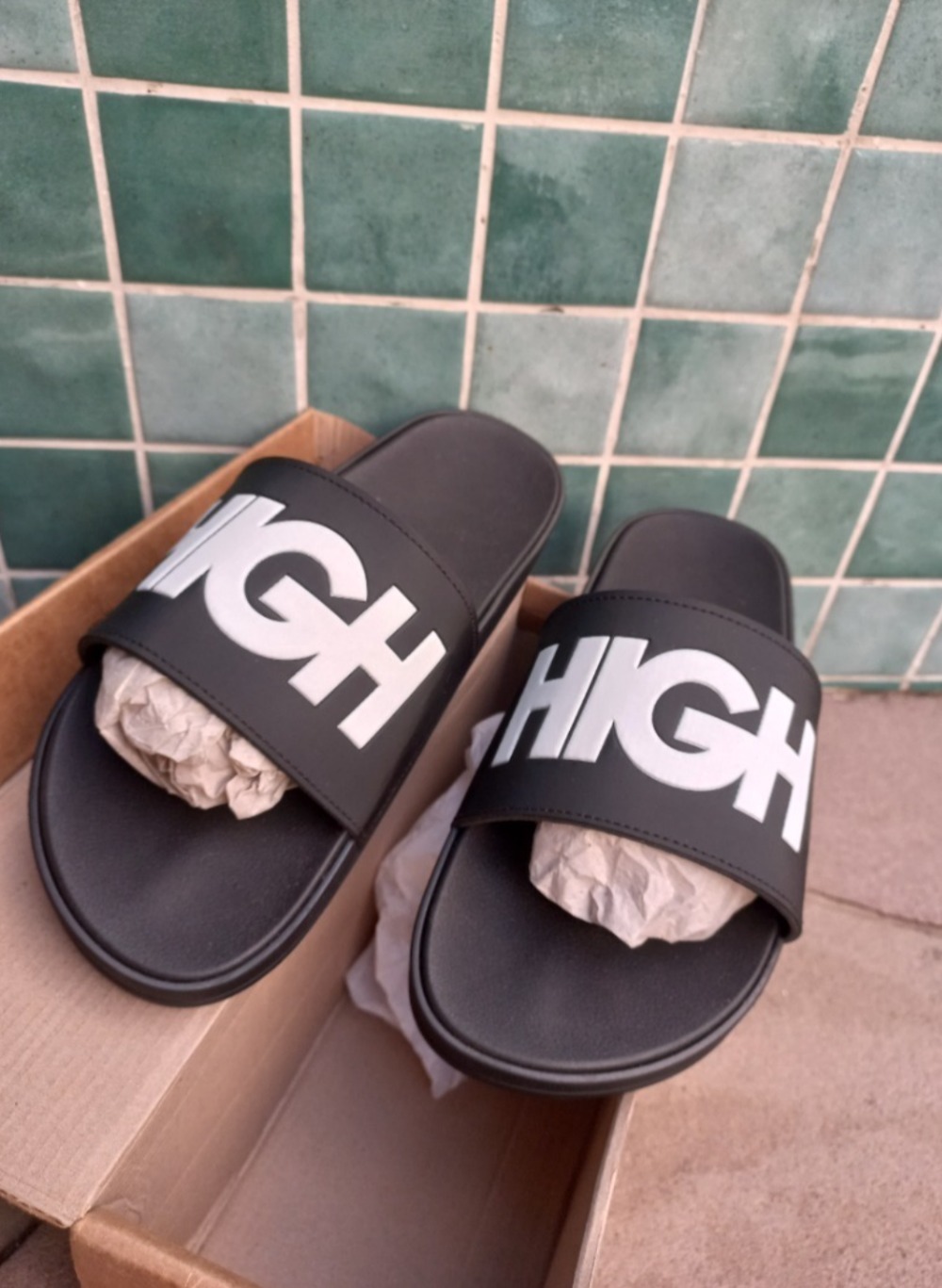 High Company x Rider Slide Black