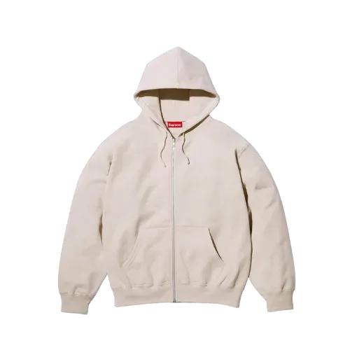 Thrasher x Supreme Moletom Zip Up Hooded White - Droper