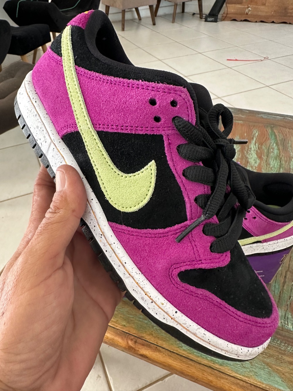 Nike SB Dunk Low Pro Red Plum — 36, Usado