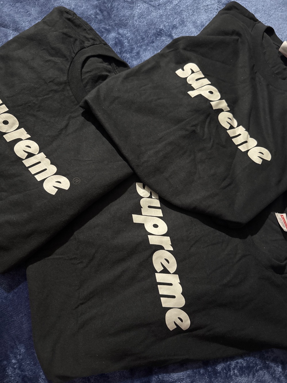 Camiseta Supreme Pinline Black — M, Novo