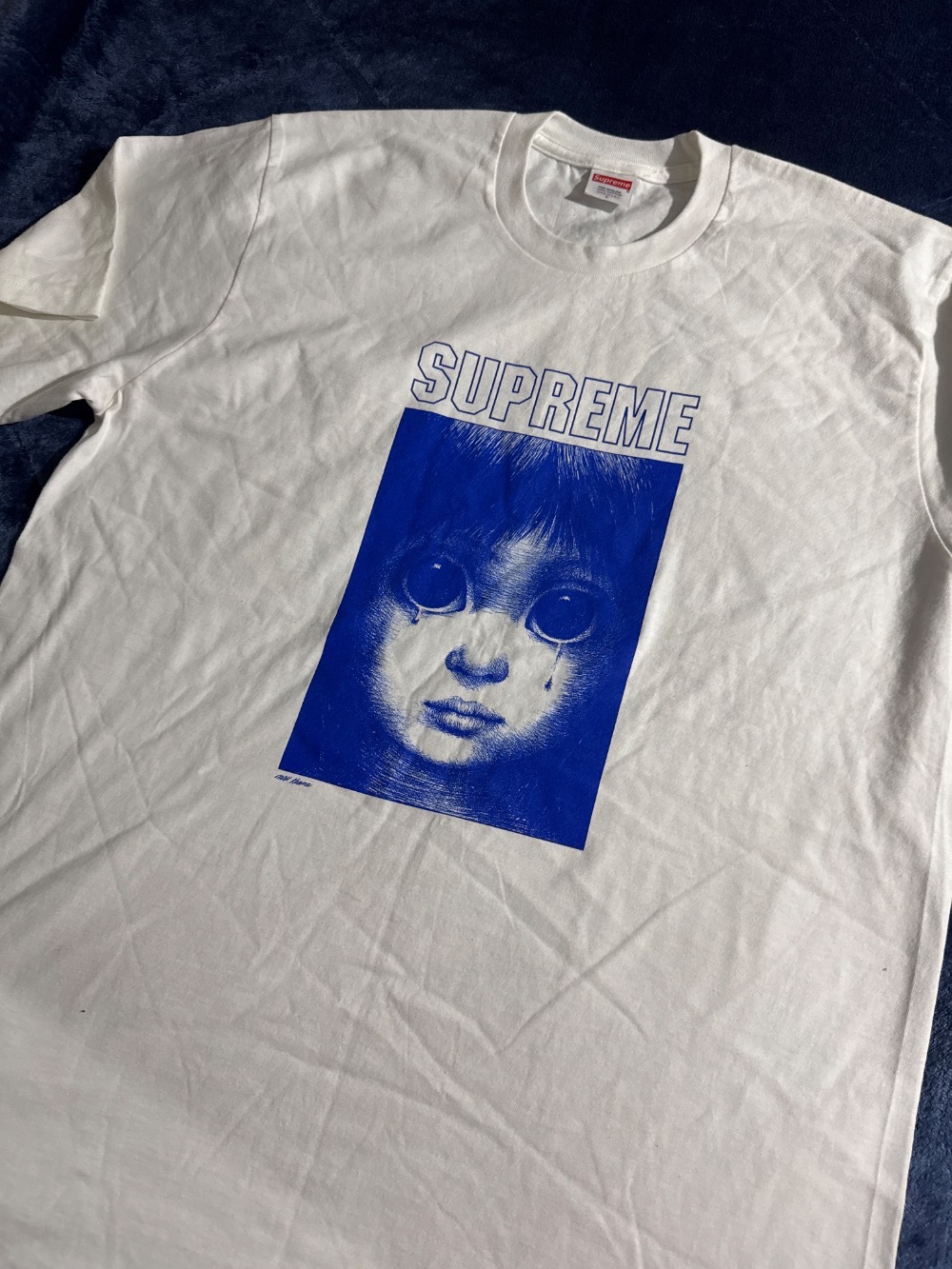Camiseta Supreme Margaret Keane Teardrop White — XG, Novo