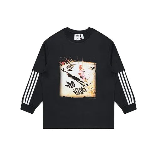 Korn x adidas Camiseta Manga Comprida Black