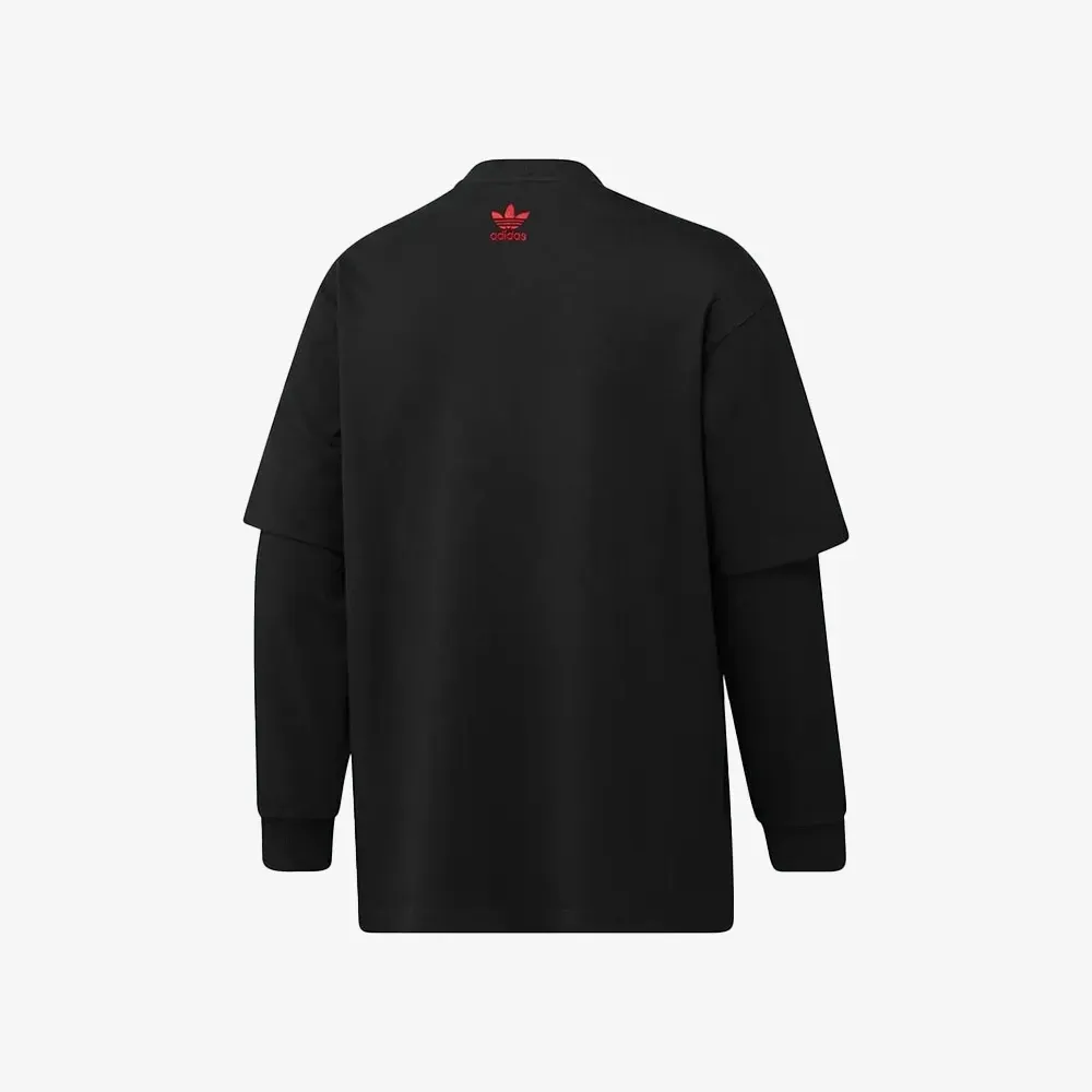 Korn x adidas Camiseta Manga Comprida Black - Droper