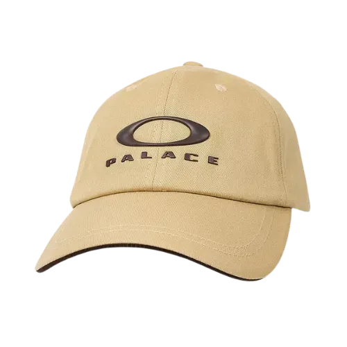 Palace x Oakley Boné 6-Panel Sand Brown - Droper