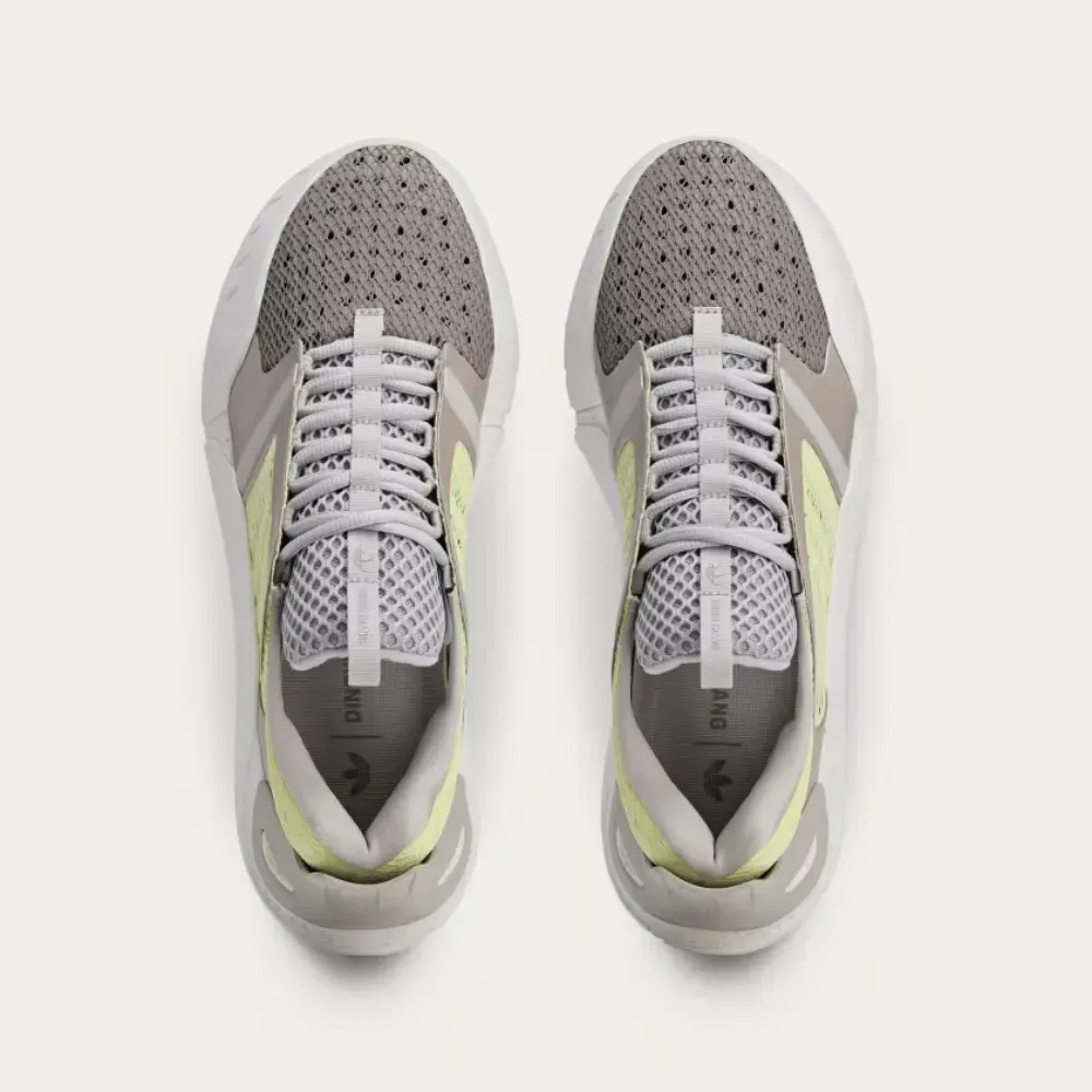 Dingyun Zhang x adidas Kouza Almost Lime Clear Granite Grey Two